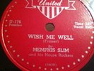 MEMPHIS SLIM and his House Rockers 78 RPM record SASSY MAE