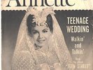 ANNETTE--RARE PICTURE SLEEVE ONLY--(TEENAGE WEDDING)---PS--PIC--SLV