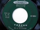HEAR E.C. Beatty 45 Tarzan Little Miss Blue COLONIAL 7009 rockabilly killer