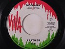 FEATHER: Moccasin / Kiss Of Fire 45 (few light sleevemarks on disc) Rock & Pop