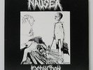NAUSEA - Extinction LP 1990 UK Meantime Records COX024 CRASS TERRORIZER NAPALM