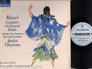ANDRE CLUYTENS ravel complete works RARE BLUE SILVER UK COLUMBIA SAX 2478 LP 33T