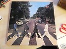 Beatles LP Abbey Road UK Apple 1st press Misaligned Apple label Majesty credit