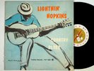 LIGHTNIN' HOPKINS: COUNTRY BLUES tradition LP / MONO NM