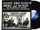 SLEEPY JOHN ESTES: BROKE AND HUNGRY delmark LP / mike bloomfield STEREO