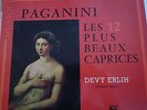 Very Rare Ades 13025 Paganini/Devy Erlih '12 Caprices' NM/NM+ France