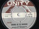 Headly Bennett DRUMS OF FU MANCHU Unity Records BOSS reggae rocksteady UK