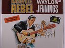 WAYLON JENNINGS: Nashville Rebel LP (ES, shrink, cut corner) Country