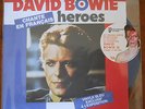 DAVID BOWIE HEROES RARE 2015 BLUE Vinyl BLEU Single 7