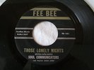 Rare Northern Soul ( Soul Communicaters ) on Fee Bee 'Those Lonely Nights' 45