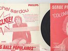 MICHEL SARDOU SERGE PRISSET 45t promo pochette ouvrante LES BALS POPULAIRES