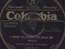 78 RPM RARE BLIND WILLIE JOHNSON ON COLUMBIA 14276 MUST SEE /VG++VG+++