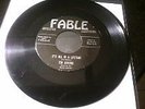 Tim Dinkins It's All In A Lifetime/Cattin' Tonight Fable 595 45 RPM