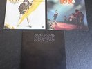 AC/DC 3 albums - High Voltage, Let There Be Rock Back in Black original vinyl LP