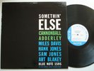 MILES DAVIS CANNONBALL ADDERLEY Somethin' Else NM BLUE NOTE 1595 DG LP RVG Ear