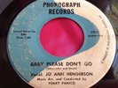 Hear OG Rare Northern Popcorn 45 : Jo Ann Henderson     Baby Please Don't Go