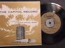 THE CAPITOL RECORD Capitol Tower Souvenir 1956 PROMO Frank Sinatra history RARE