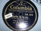 FRED ASTAIRE Puttin' on the Ritz / Crazy Feet 78 COLUMBIA DB2270
