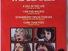 BEATLES: A Day In The Life +3 45 (Mexico EP w/ PS thin paper, plays at 33 RPM,