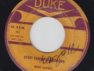MISS LaVELL Stop These Teardrops 45 on Duke popcorn R&B great HEAR