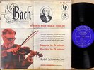 COLUMBIA BLUE PRE 6-EYE JS Bach ROLPH SCHROEDER Sonatas & Partitas ML-4745 1A/1A