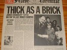Lp:Jethro Tull:Thick is a brick,UK Pressung im Zeitungscover