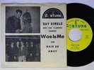 Ray Kimble+The Flaming Embers 45 w/ps WOE IS ME / RAIN GO AWAY   Fortune 870 VG+