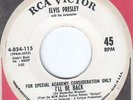 original single sided 45 ELVIS PRESLEY RCA 4-834-115 