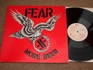 FEAR LP More Beer original press hardcore punk Restless