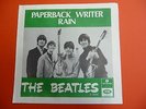 BEATLES Paperback Writer ORANGE back ARCHIVE / MINT(-) PS 45 sleeve ONLY Swe´66