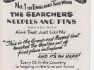 SEARCHERS - Needles & Pins - Special PROMO Sleeve w/Rare B-side