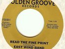 EAST WIND BAND: Read The Fine Print 45 modern soul funk hear