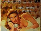 Julie London Your Number Please Orig TURQUOISE Mono LP Vinyl NICE Female Vocal