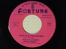 Nolan Strong +The Diablos 45 I Want To Be Your Happiness / Are You  Fortune VG++