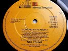 NEIL YOUNG Tonight's The Night 1975 UK REPRISE 1st PRESSING w/INNER & INSERT
