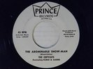 The Copycats novelty 45 THE ABOMINABLE SNOWMAN / CHIEF SITTIN' BULL   VG++