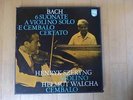 Philips 2lp stereo box set Bach violin sonatas Henryk Szeryng Helmut Walcha