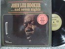 JOHN LEE HOOKER...and seven nights 1967 USA VERVE press  LP