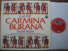 ASD 3117 CARL ORFF: CARMINA BURANA  ANDRE PREVIN / SOLOISTS / LSO      NM