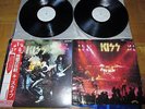 KISS 2LP Alive , JAPAN WHITE LABEL PROMO, 1st press, OBI, Booklet, EX(-) Vinyl