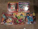 Book and record sets Batman, the Incredible Hulk, Etc  33 1/3