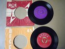BILL HALEY-EDDIE FONTAINE- 2 EARLY ROCK UK 45'S-DECCA-HIS MASTERS VOICE