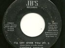 Rare 70s 45-Cynthia Sheeler-I'll Get Over You 1 & 2 (2 is inst)-JB's 2605