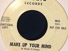 BARRETT STRONG make up your mind / i better run 45 TOLLIE PROMO northern soul