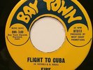 RARE FUNK 45 BOBBY WATKINS & FIRE Flight to Cuba / Soul on Ice BAY TOWN HEAR