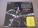 ELVIS PRESLEY In Person At The International Hotel Las Vegas & INNER USA 1970 NM