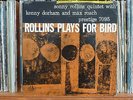 Sonny Rollins Plays For Bird, Prestige PRLP 7095, RVG mono original pressing