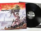 DEATHROW - Raging Steel LP 1987 - 1. PRESS - TOP (kreator despair violent force)