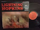 LIGHTNING HOPKINS LP VOL 1 FOLK SERIES TIME RECORDS