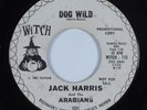 R&B Soul 45 JACK HARRIS & ARABIANS Dog Wild WITCH HEAR